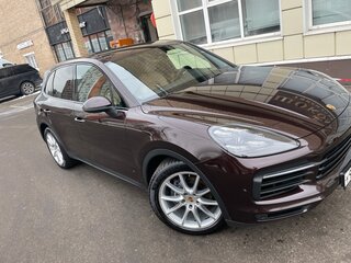 2019 Porsche Cayenne III, коричневый, 4700000 рублей, вид 4