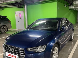 2016 Audi A4 V (B9), синий, 1900000 рублей, вид 4