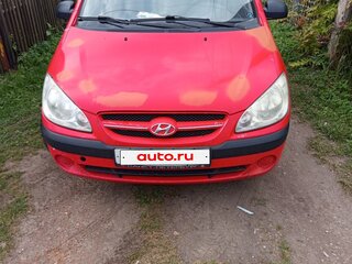 2007 Hyundai Getz I Рестайлинг, красный, 285000 рублей, вид 1