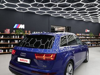 2017 Audi Q7 II (4M), синий, 4500000 рублей, вид 3