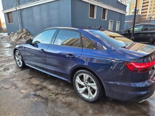 2021 Audi A4 35 TFSI V (B9) Рестайлинг, синий, 3950000 рублей, вид 4