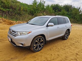 2012 Toyota Highlander II (XU40) Рестайлинг, серебристый, 2100000 рублей, вид 1