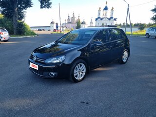 2010 Volkswagen Golf VI, чёрный, 999999 рублей, вид 1
