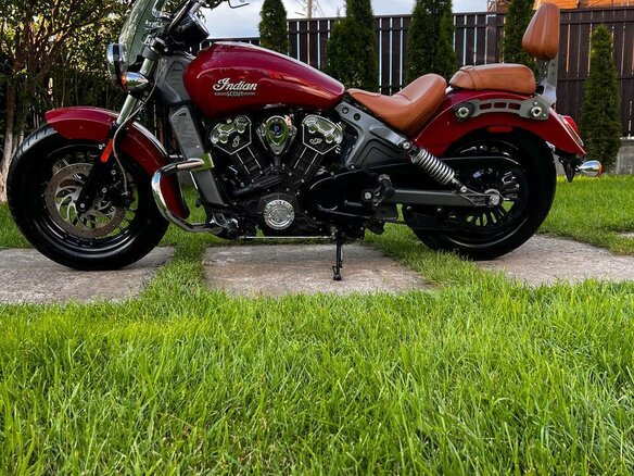 2015 Indian Scout, пурпурный, 800000 рублей - вид 9