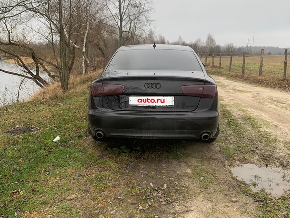 2012 Audi A6 IV (C7), чёрный, 1700000 рублей - вид 4