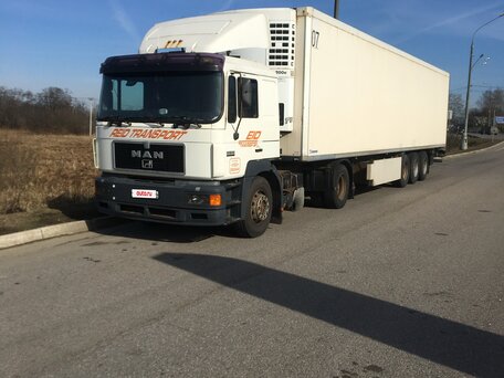 1998 MAN F 2000, белый, 460000 рублей, вид 1