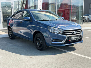 2016 Lada (ВАЗ) Vesta I, синий, 500000 рублей, вид 3