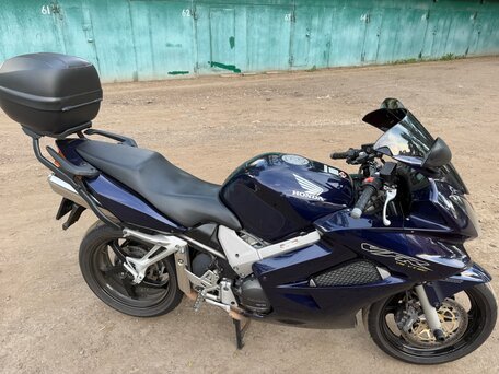 2002 Honda VFR 800, синий, 430000 рублей, вид 5