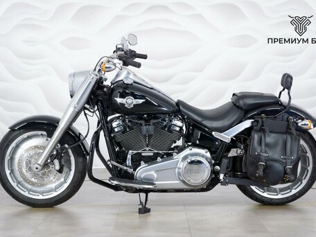 2018 Harley-Davidson Fat Boy, чёрный, 1899000 рублей, вид 2