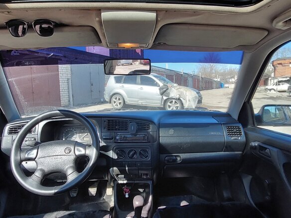 1995 Volkswagen Golf III, серый, 130000 рублей - вид 10