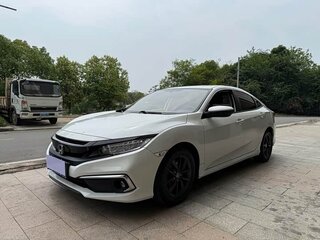 2021 Honda Civic X Рестайлинг, белый, 1140000 рублей, вид 1