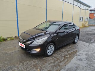 2016 Hyundai Solaris I Рестайлинг, чёрный, 850000 рублей, вид 1