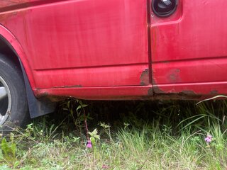 2002 Volkswagen Transporter T4, красный, 445000 рублей, вид 4