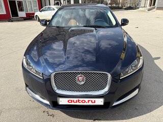 2014 Jaguar XF I Рестайлинг, синий, 1780000 рублей, вид 2