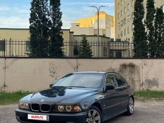 1998 BMW 5 серии 520i IV (E39), чёрный, 500000 рублей, вид 1