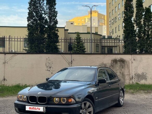 1998 BMW 5 серии 520i IV (E39), чёрный, 500000 рублей