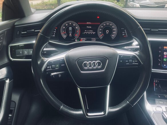 2018 Audi A7 55 TFSI II (4K), синий, 3849000 рублей - вид 9