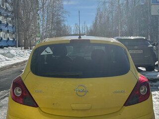 2008 Opel Corsa D, жёлтый, 330000 рублей, вид 3
