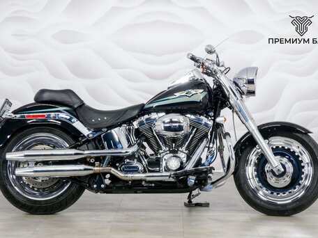 2007 Harley-Davidson Fat Boy, чёрный, 785000 рублей, вид 1
