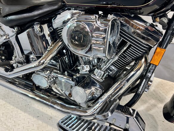 1998 Harley-Davidson Fat Boy, чёрный, 770000 рублей - вид 17
