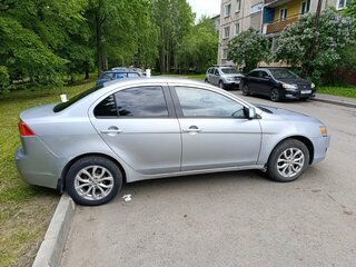 2009 Mitsubishi Lancer X, серебристый, 600000 рублей, вид 2