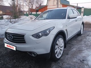 2012 Infiniti FX37 II (S51) Рестайлинг, белый, 1850000 рублей, вид 3