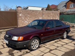1991 Audi 100 IV (C4), красный, 290000 рублей, вид 3