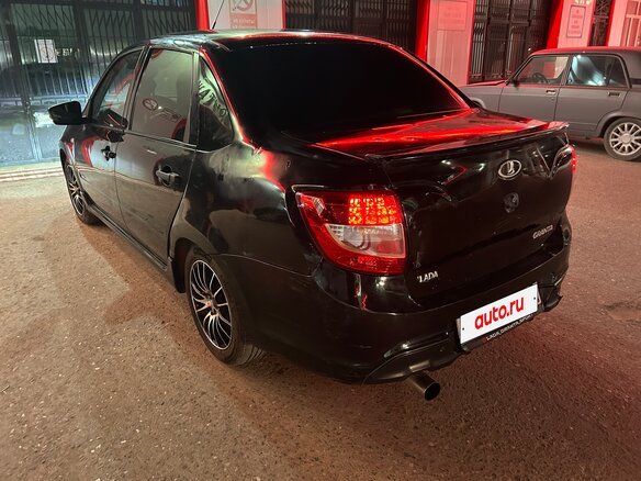 2014 Lada (ВАЗ) Granta Sport I, чёрный, 525000 рублей - вид 2