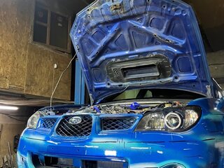 2002 Subaru Impreza WRX II, синий, 777000 рублей, вид 3