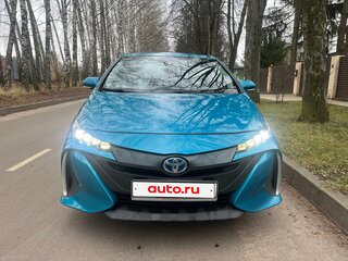 2018 Toyota Prius PHV ZVW52 IV (XW50), голубой, 1830000 рублей, вид 4