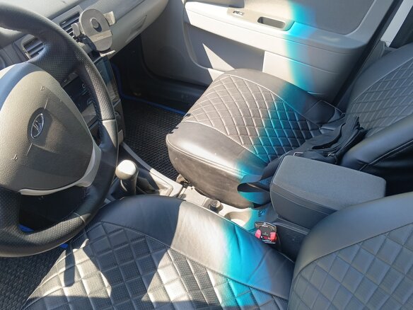 2012 Lada (ВАЗ) Priora I, серый, 370000 рублей - вид 6