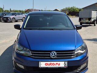 2018 Volkswagen Polo V Рестайлинг, синий, 1200000 рублей, вид 1