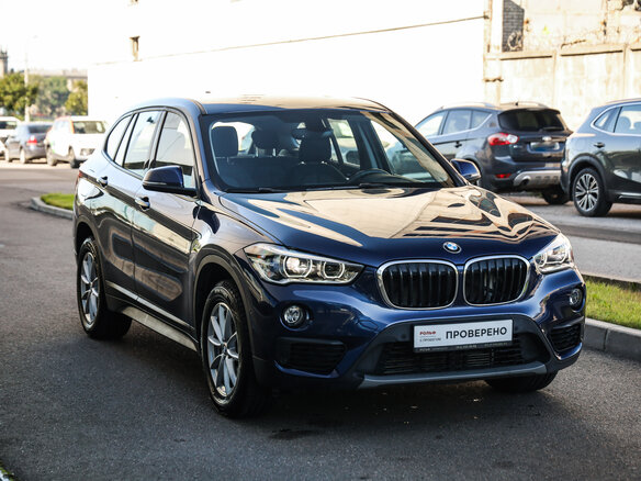 2019 BMW X1 18i sDrive II (F48), синий - вид 4