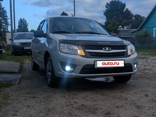 2015 Lada (ВАЗ) Granta I, серебристый, 320000 рублей, вид 1