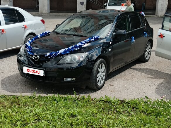 2004 Mazda 3 I (BK), чёрный, 400000 рублей - вид 1
