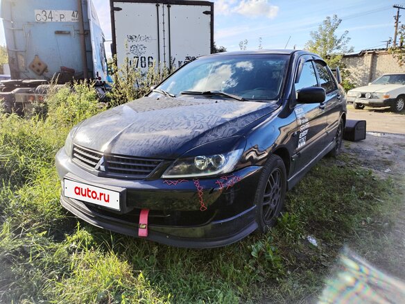 2007 Mitsubishi Lancer IX Рестайлинг, чёрный, 250000 рублей - вид 1