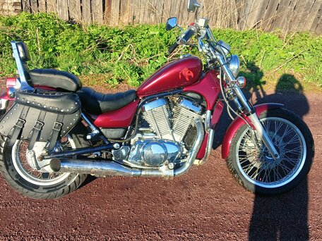 1990 Suzuki Intruder VS 750, красный, 280000 рублей, вид 2