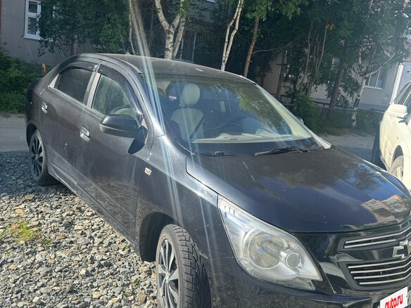 2013 Chevrolet Cobalt II, чёрный, 420000 рублей