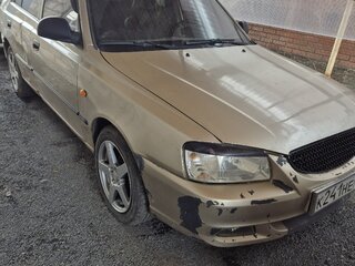 2006 Hyundai Accent ТагАЗ II, бежевый, 300000 рублей, вид 1