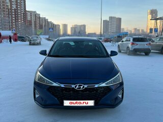 2019 Hyundai Elantra VI (AD) Рестайлинг, синий, 1650000 рублей, вид 2