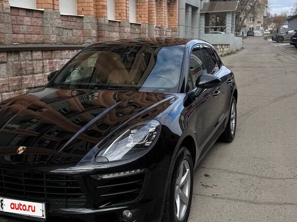 2017 Porsche Macan I, чёрный, 3450000 рублей