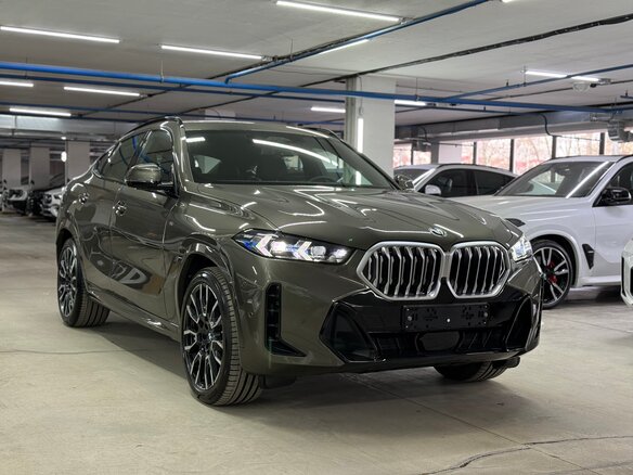 2024 BMW X6 40i III (G06) Рестайлинг, зелёный - вид 8