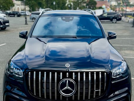 2024 Mercedes-Benz GLS 450 II (X167) Рестайлинг, чёрный, 18300000 рублей, вид 2