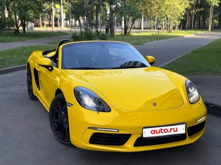 2019 Porsche Boxster IV 718 (982), жёлтый, 6800000 рублей, вид 1