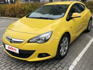 2013 Opel Astra GTC J Рестайлинг, жёлтый, 870000 рублей, вид 1