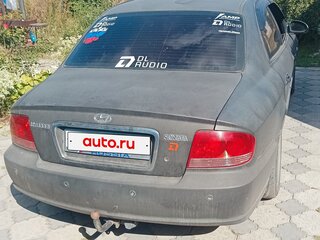 2006 Hyundai Sonata ТагАЗ IV (EF) Рестайлинг, чёрный, 450000 рублей, вид 3