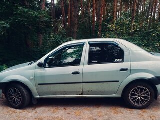 2007 Renault Logan I, зелёный, 350000 рублей, вид 3