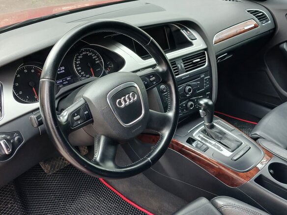 2008 Audi A4 IV (B8), красный, 1200000 рублей - вид 5