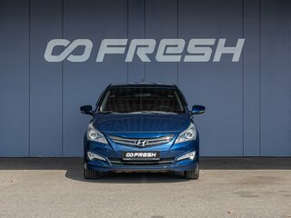 2015 Hyundai Solaris I Рестайлинг, синий, 1170000 рублей, вид 3