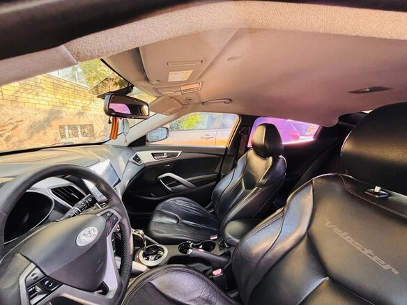 2012 Hyundai Veloster I, жёлтый, 1100000 рублей - вид 6